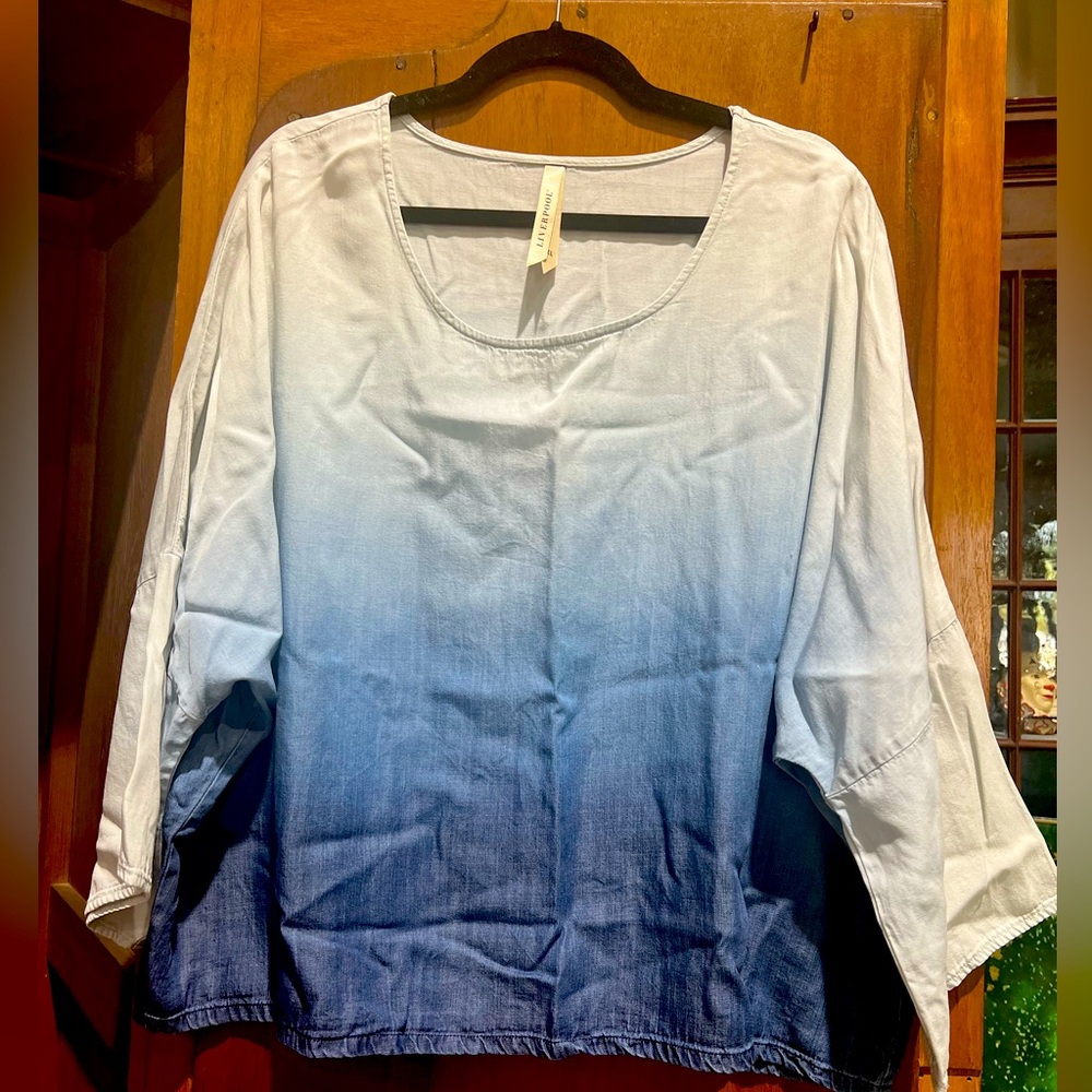 Liverpool Ombré Denim Top